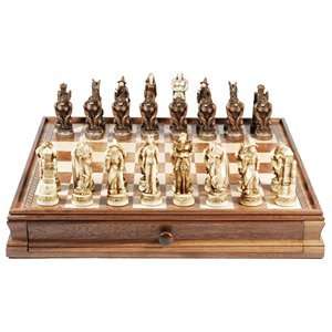  15 Fantasy Chess/Checkers Set with Drawer Toys & Games