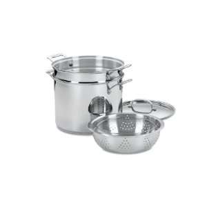  Cuisinart Chefs Classic Stainless 12 Quart Pasta and Steamer 