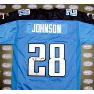  Chris Johnson Autographed/Hand Signed Football Jersey 