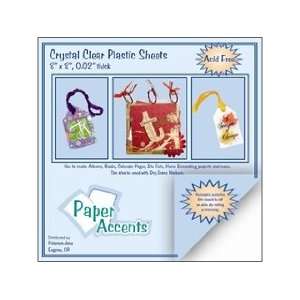  Paper Accents Plastic Sheet 8x 8 Clear .020 25 Pack 