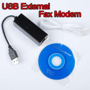 New 56K USB V.92 External Dial Up Voice Fax Data Modem  
