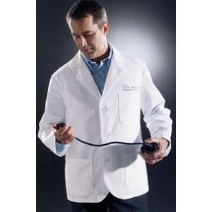 PT#  MDT10WHT40E PT# # MDT10WHT40E  Lab Coat Consult Poly/ Poplin Mens 