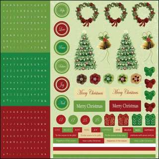 Best Creation MERRY CHRISTMAS 12x12 Scrapbook Paper Kit Pack  