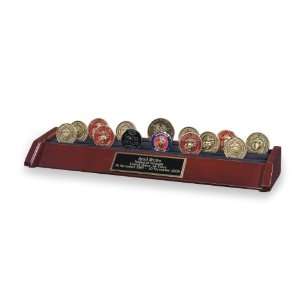  Star Legacy Table Top 3 Row Challenge Coin Holder Beauty