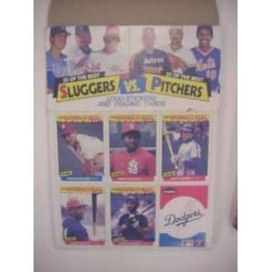  1986 Fleer Pitcher vs Sluggers Box with cards Empty w 