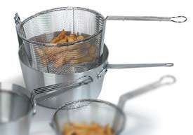  nickel steel Designed for small batch deep frying Ideal for frying 