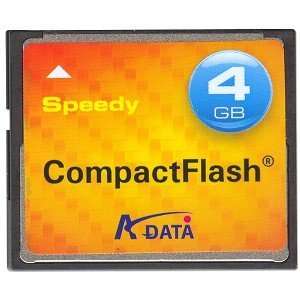  A Data Speedy 4GB Compact Flash Card Electronics