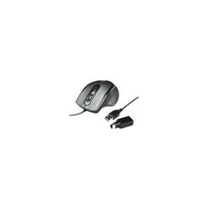  USB Wired Mouse 2000 DPI with Heavy Iron Grey for Sony computer 