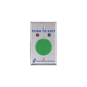   10 A. CONTACTS, 1 1/2 GREEN BUTTON, ?PUSH TO EXIT?, RED, & GREEN LED