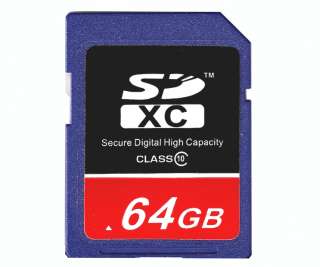 64GB SDHC SDXC Secure Digital Memory Card High Speed Class 10 + CASE 