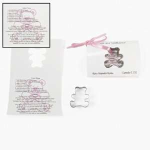  Personalized Its A Girl Cookie Cutter Cards   Invitations 