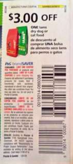 20 Coupons $3.00/1 IAMS Dry Dog or Cat Food x 2/29/12  