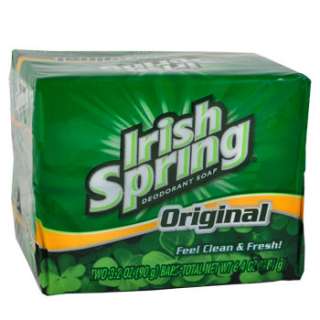 50   BARS IRISH SPRING ORIGINAL DEODORANT SOAP 3.2 OZ  