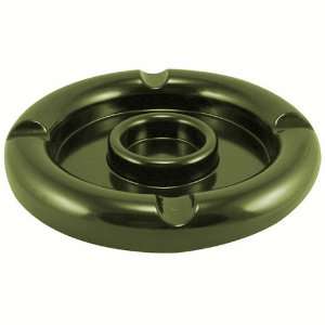  Cuban Crafters Hunter Green Ashtray Candle Holder for 4 
