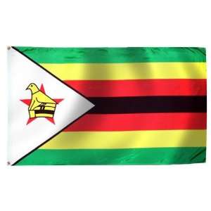  Zimbabwe Flag 3X5 Foot E Poly Patio, Lawn & Garden