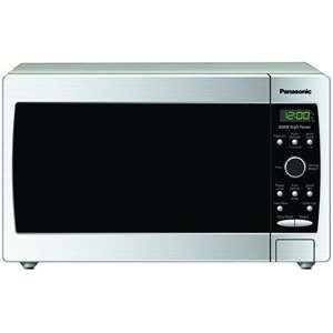 Panasonic Microwave Mid Size Stainless Steel 4 Digit Display Removable 