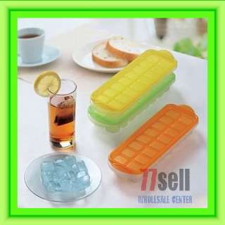 16 Slot Ice Cube Trays Maker Home Bar Drinks  