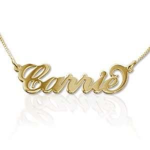   Carrie Style Name Necklace 16   Custom Made with any name Jewelry