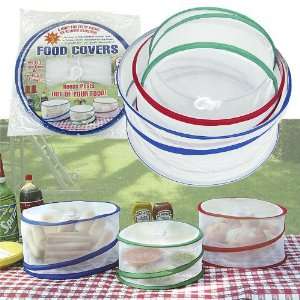  Set of 3 Pop Up Outdoor Food Covers   As Seen on TV 