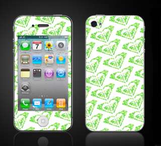 iPhone 4 Roxy Girl Green Skin surfer chick ip4rxygrn  