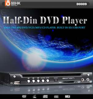 D0009 Eonon Half Din New In Car CD DVD Player SDHC kp  