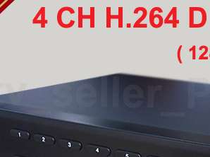 CCTV 4Ch Kanal voll H.264 D1 Netzwerk Sicherheit IP DVR  