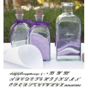    Engraved Unity Sand Ceremony Decanters 3 pc Set Toys & Games