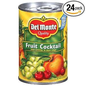 Del Monte Fruit Cocktail in Heavy Syrup, 15.25 Ounce (Pack of 24)