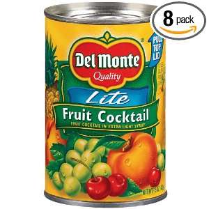 Del Monte Lite Fruit Cocktail in Extra Light Syrup, 15 Ounce (Pack of 