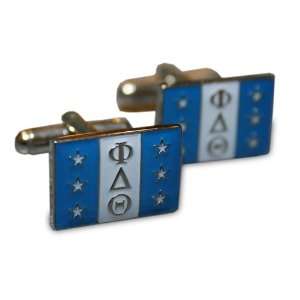  Phi Delta Theta Silver Color Flag Cuff Links Everything 