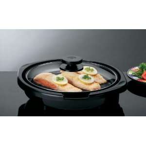 Exclusive By Deni 12in Indoor Circular Grill  Kitchen 