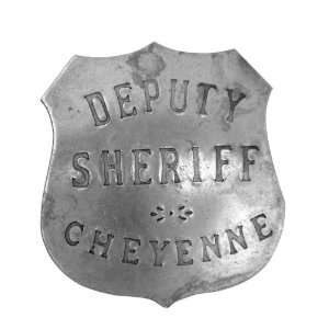  Denix Old West Era Deputy Sheriff Cheyenne Replica Badge 