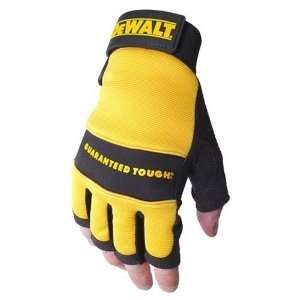  Dewalt DPG23XL Fingerless Synthetic Leather Palm Work 