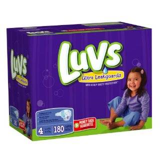 Luvs Premium Stretch Diapers with Ultra Leakguards, Size 4 (22 37 Lbs 