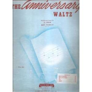    Sheet Music The Anniversary Waltz Dubin 137 