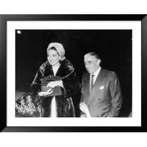  Tycoon Aristotle Onassis with Singer Maria Callas Framed 