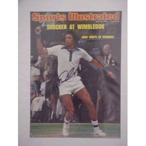 Arthur Ashe Autographed Signed July 14 1975 Sports Illustrated 