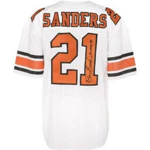 Barry Sanders Autographed Jersey  Details Oklahoma State Cowboys 