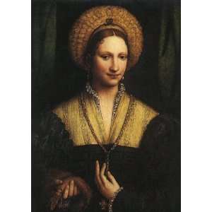 FRAMED oil paintings   Bernardino Luini   24 x 34 inches   Portrait Of 