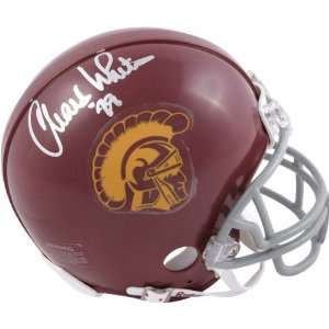  Charles White USC Trojans Autographed Mini Helmet with 79 