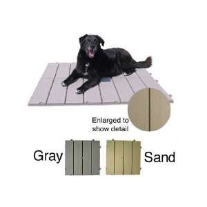   Kennel and Cage Dog Flooring Platform   Glacier Gray