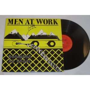 Colin Hay Men at Work Business as Usual   Hand Signed Autographed 