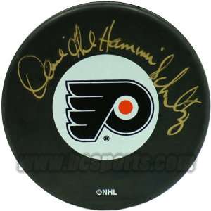 Dave Schultz Autographed Philadelphia Flyers NHL Puck 
