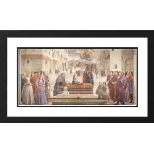 Ghirlandaio, Domenico 40x24 Framed and Double Matted Resurrection of 