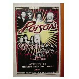  Poison Cinderella Dokken Handbill poster 