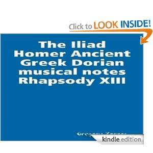   Dorian musical notes Rhapsody XIII eBook Gregory Zorzos Kindle Store
