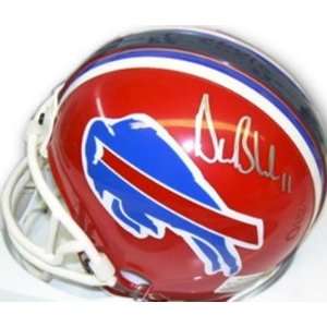 Drew Bledsoe Autographed Mini Helmet