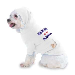 DUNCAN HUNTER IS MY HOMEBOY Hooded T Shirt for Dog or Cat X Small (XS 
