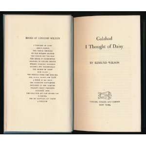  Galahad / I Thought of Daisy Edmund Wilson Books