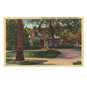 Beverly Hills, California   View of Eleanor Powells Residence Giclee 